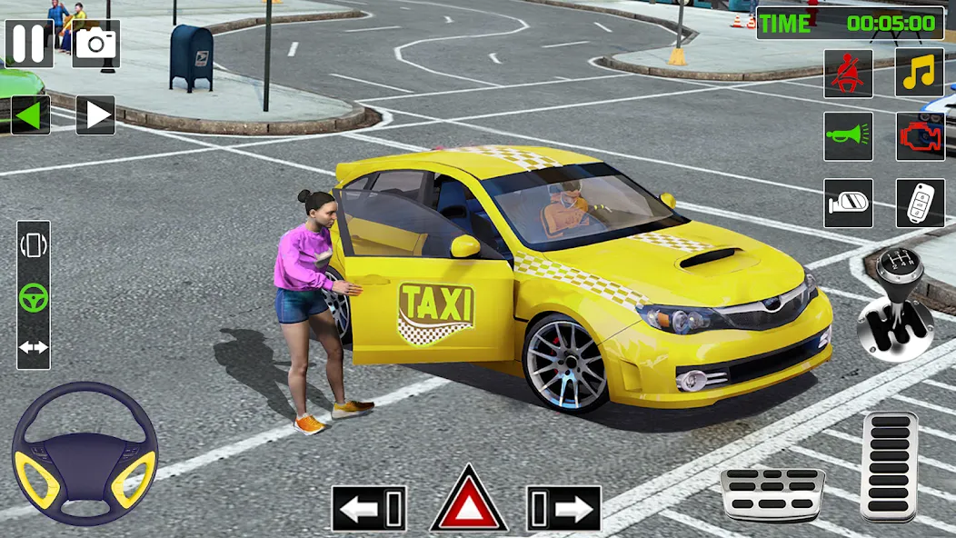 City Taxi Games-Taxi Car Games (Сити Такси Игры)  [МОД Бесконечные монеты] Screenshot 2