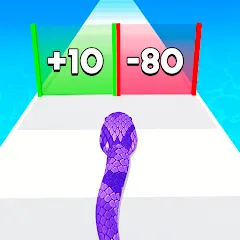 Взлом Snake Run Race・3D Running Game (Снейк Ран Рейс)  [МОД Бесконечные деньги] - стабильная версия apk на Андроид