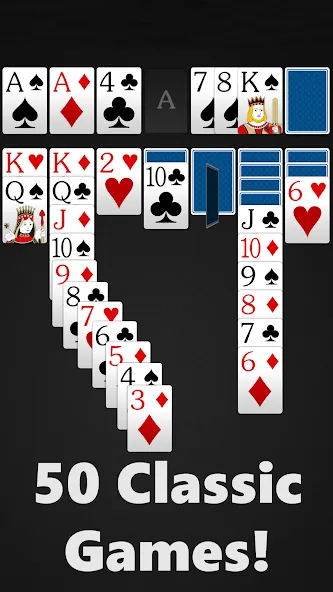 Solitaire - Classic Card Games (Солитер)  [МОД Mega Pack] Screenshot 3