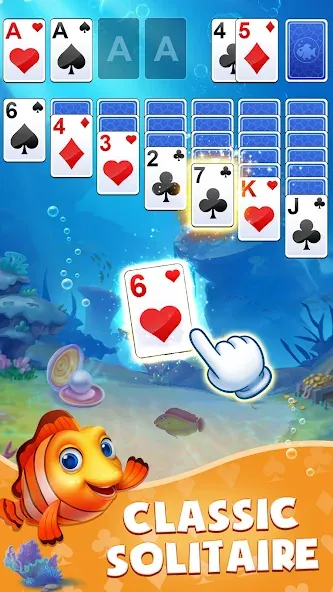 Solitaire: Fish Master (Солитер)  [МОД Menu] Screenshot 1