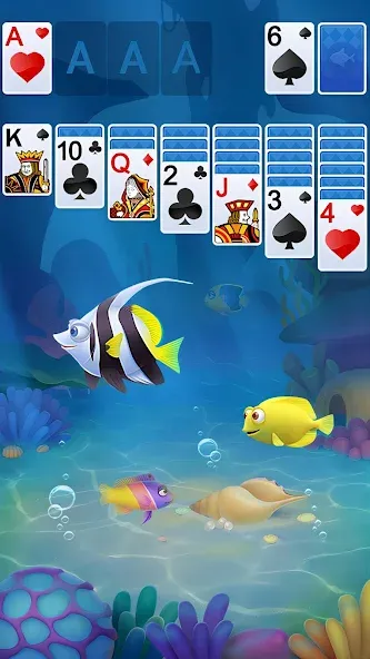 Solitaire  [МОД Бесконечные монеты] Screenshot 4