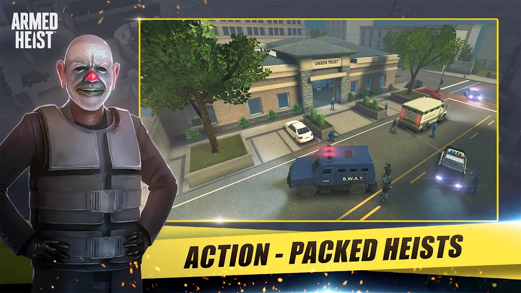 Armed Heist: Shooting gun game (Армед Хейст)  [МОД Бесконечные деньги] Screenshot 1