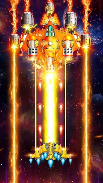 Space Shooter: Galaxy Attack (Спейс шутер)  [МОД Много монет] Screenshot 1