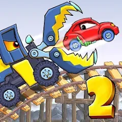 Скачать взлом Car Eats Car 2 - Racing Game (Кар Еатс Кар 2)  [МОД Все открыто] - полная версия apk на Андроид