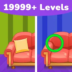 Взломанная Find Differences: Spot Fun  [МОД Много монет] - последняя версия apk на Андроид