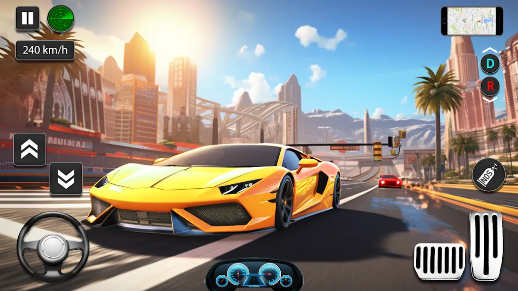 GT Car Stunt : Ramp Car Stunts (ДжиТи Кар Стант)  [МОД Unlocked] Screenshot 1