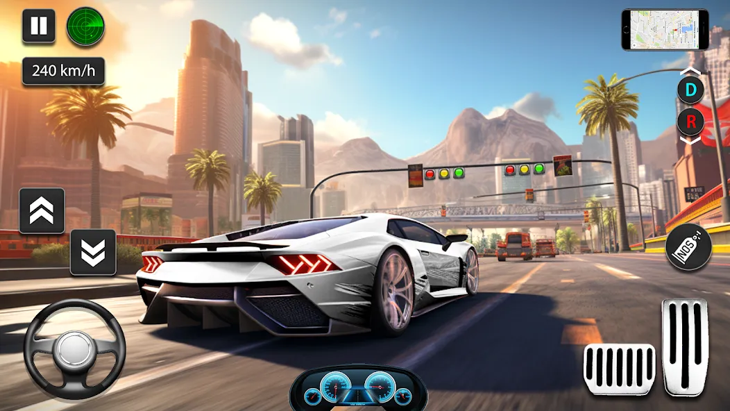 GT Car Stunt : Ramp Car Stunts (ДжиТи Кар Стант)  [МОД Unlocked] Screenshot 3