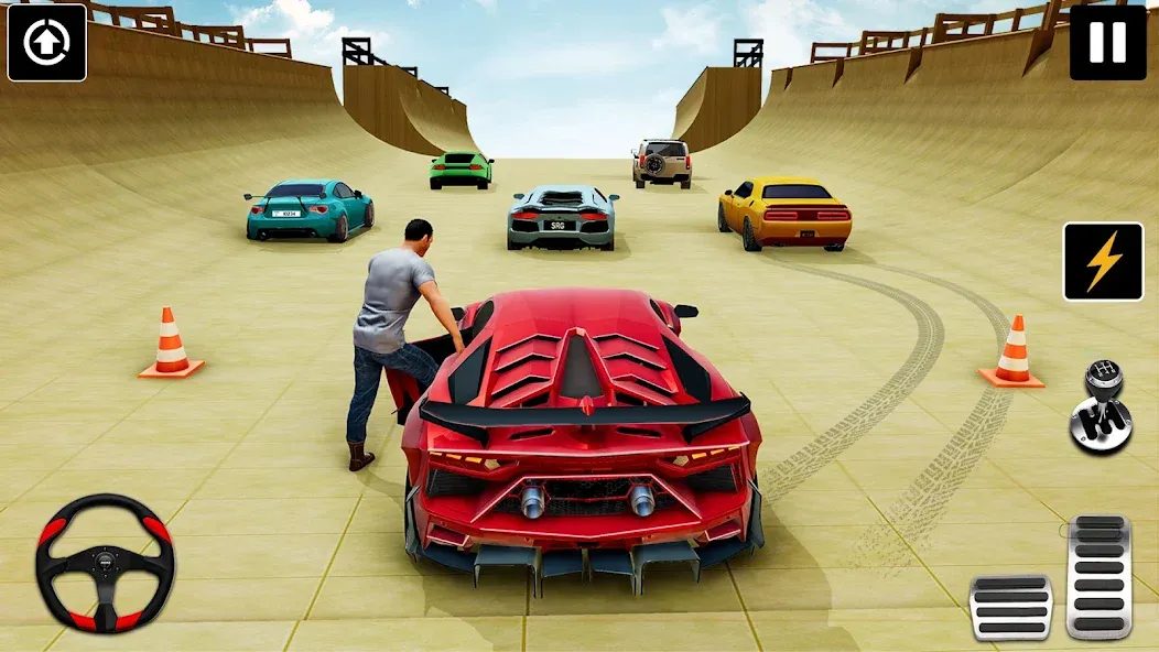 GT Car Stunt : Ramp Car Stunts (ДжиТи Кар Стант)  [МОД Unlocked] Screenshot 5