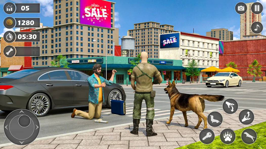 Dog Simulator Dog Game (Армейский симулятор собаки)  [МОД Unlimited Money] Screenshot 3