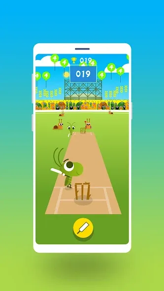 Cric Game - Doodle Cricket (Крик Гейм)  [МОД Unlimited Money] Screenshot 1