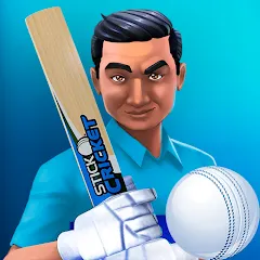 Взломанная Stick Cricket Clash (тик Крикет Клаш)  [МОД Unlimited Money] - последняя версия apk на Андроид