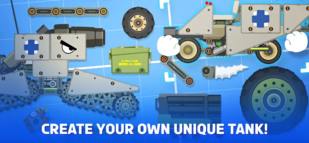 Super Tank Rumble  [МОД Unlimited Money] Screenshot 1