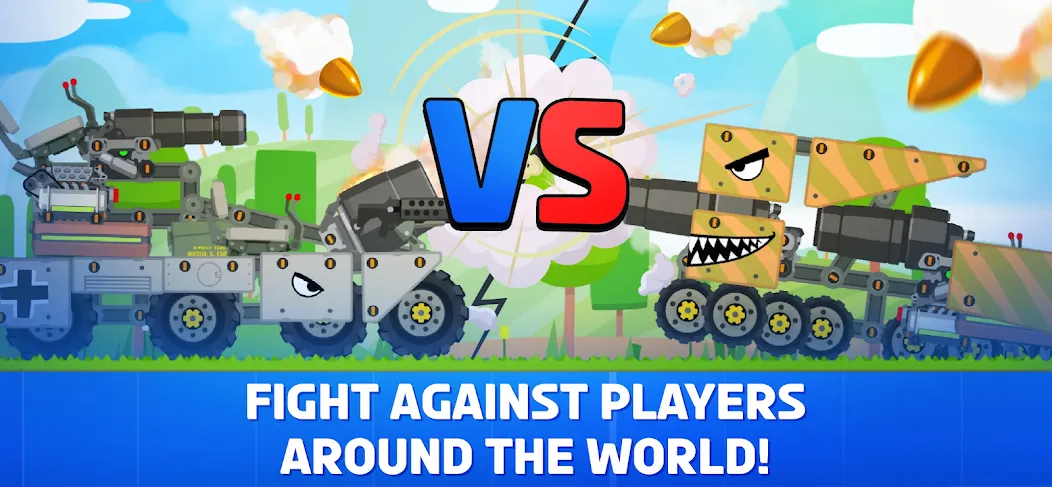 Super Tank Rumble  [МОД Unlimited Money] Screenshot 2