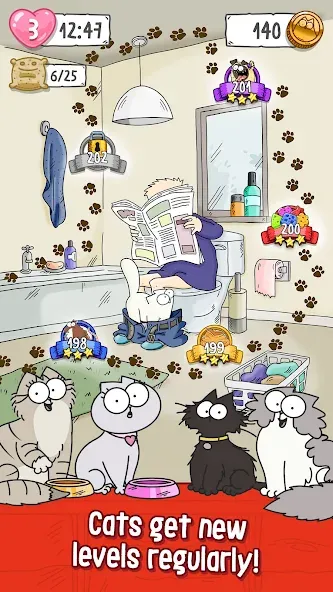 Simon’s Cat Crunch Time  [МОД Много денег] Screenshot 3