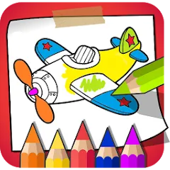 Скачать взлом Coloring Book - Kids Paint  [МОД Много денег] - стабильная версия apk на Андроид