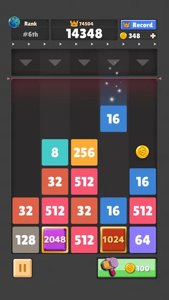 Drop The Number® : Merge Game (Дроп зе Намбер)  [МОД Бесконечные деньги] Screenshot 3