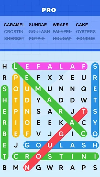 Word Search Puzzle Challenge (Уордсрч Пазл Челлендж)  [МОД Menu] Screenshot 1