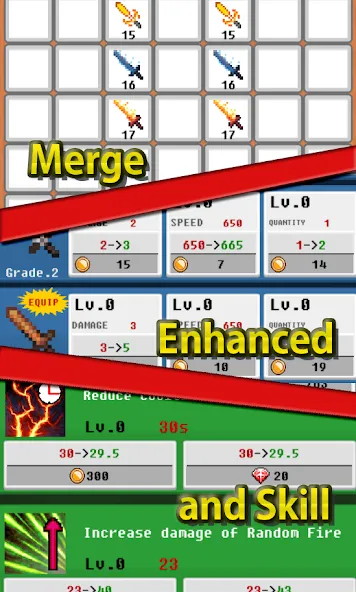 Merge Sword :Idle Merged Sword (Мерж Сворд)  [МОД Mega Pack] Screenshot 2