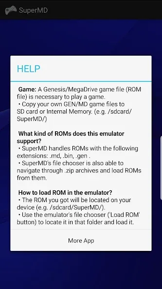 SuperMD (All in One Emulator) (уперМД)  [МОД Unlocked] Screenshot 2