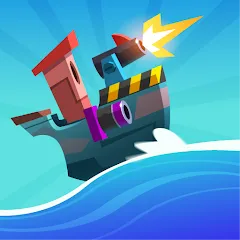 Взломанная Oceans of Steel (Океаны стали)  [МОД Mega Pack] - последняя версия apk на Андроид