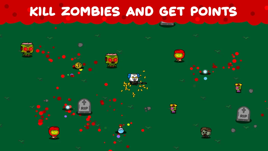 Zombie Loop - Shooter survival (Зомби Луп)  [МОД Много денег] Screenshot 1