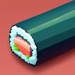 Взлом Sushi Roll 3D - Cooking ASMR (Суши Ролл 3D)  [МОД Бесконечные монеты] - полная версия apk на Андроид