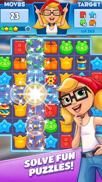 Subway Surfers Match (Сабвей Серферс Матч)  [МОД Много монет] Screenshot 1