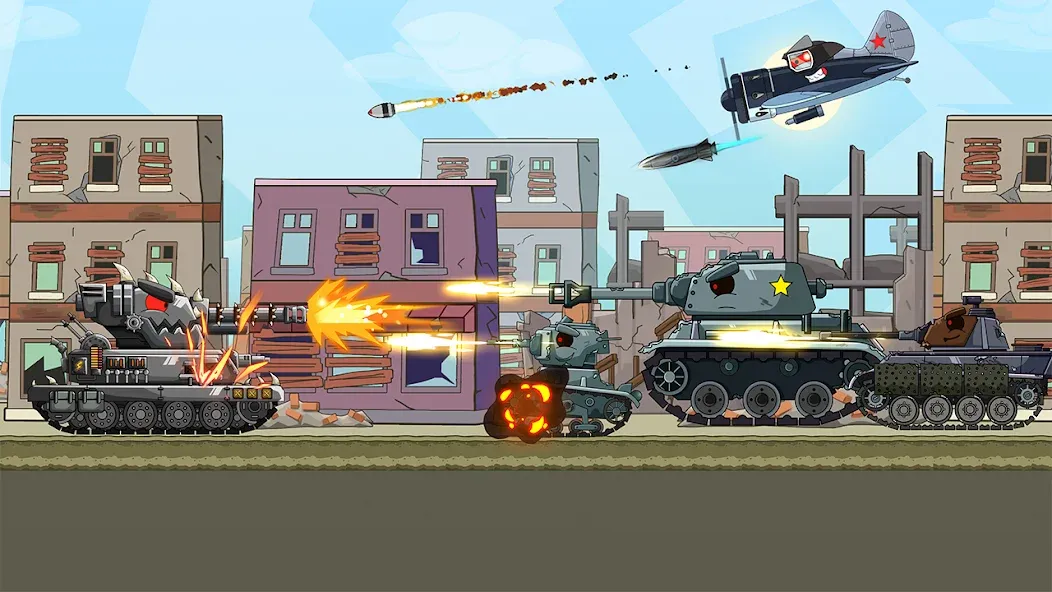 Tank Arena Steel Battle (Танковая Арена Стальное Сражение)  [МОД Много монет] Screenshot 3