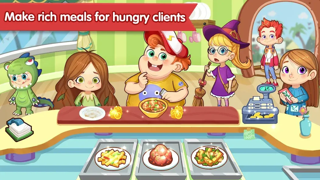 Happy Kitchen World  [МОД Unlimited Money] Screenshot 4