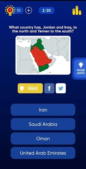 Geo Quiz: World Geo Trivia (Джио Квиз)  [МОД Бесконечные деньги] Screenshot 4