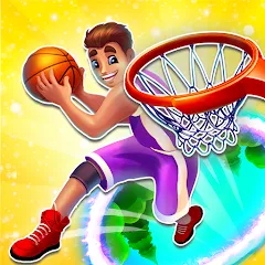 Взломанная Hoop World: Flip Dunk Game 3D (Хуп Ворлд)  [МОД Unlocked] - стабильная версия apk на Андроид