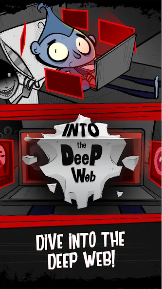 Into the Deep Web: Idle Game (Инту зе Дип Веб)  [МОД Много монет] Screenshot 1