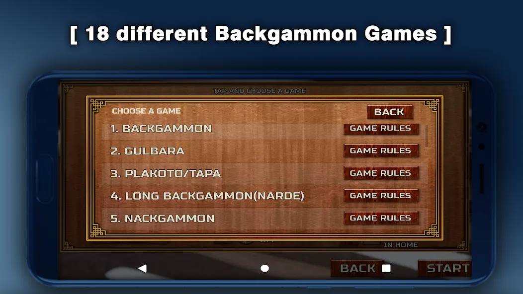 Backgammon - 18 Board Games  [МОД Menu] Screenshot 2