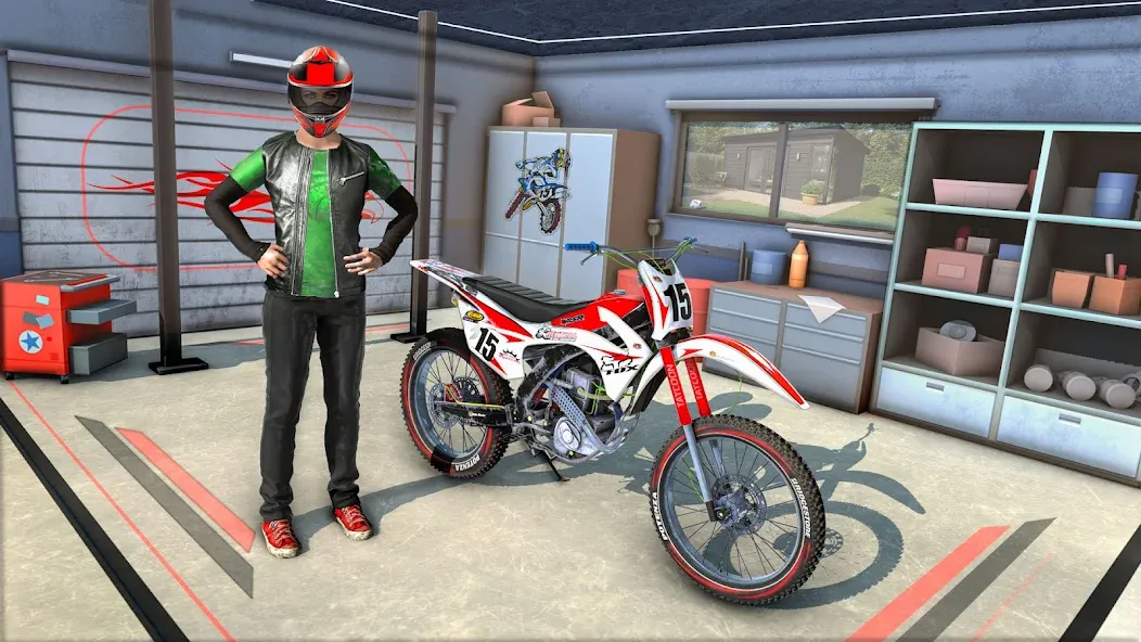 Bike Stunt Race Tricks Master  [МОД Много монет] Screenshot 2