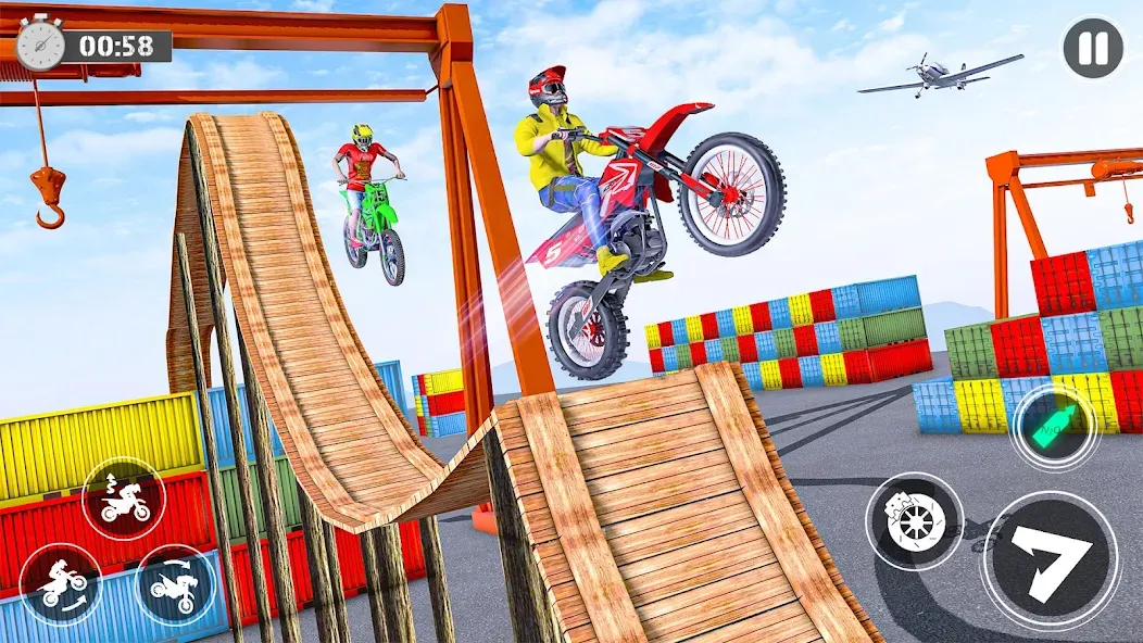 Bike Stunt Race Tricks Master  [МОД Много монет] Screenshot 4