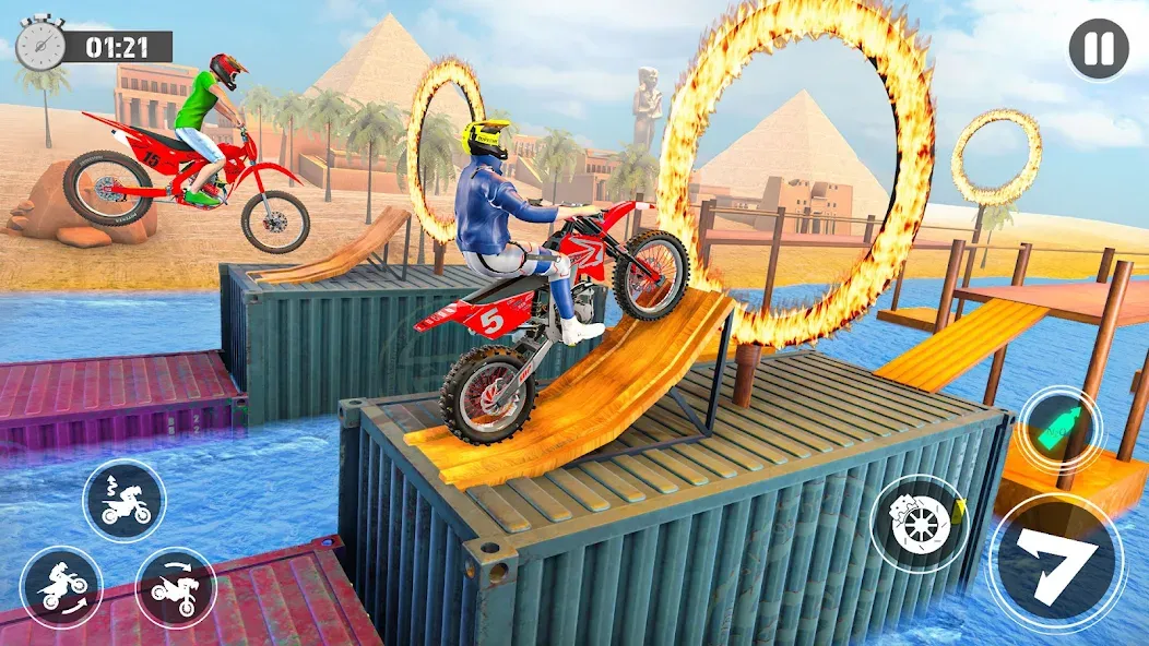 Bike Stunt Race Tricks Master  [МОД Много монет] Screenshot 5