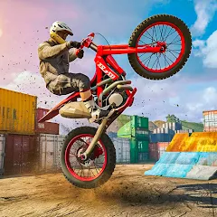 Взломанная Bike Stunt Race Tricks Master  [МОД Много монет] - полная версия apk на Андроид