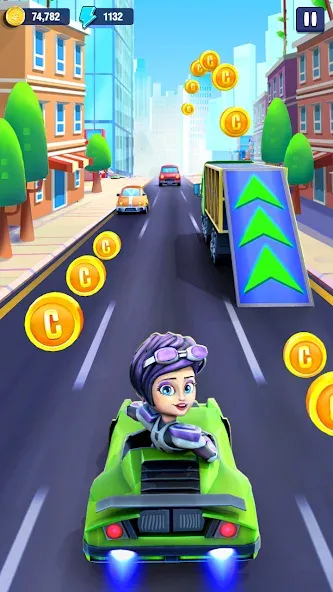 Mini Car Runner - Racing Games (Мини Кар Раннер)  [МОД Много денег] Screenshot 5