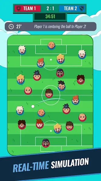 Merge Football Manager: Soccer (Мерж Футбол Менеджер)  [МОД Unlocked] Screenshot 1