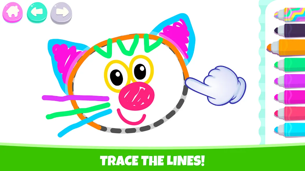 Drawing for kids! Toddler draw  [МОД Unlimited Money] Screenshot 2