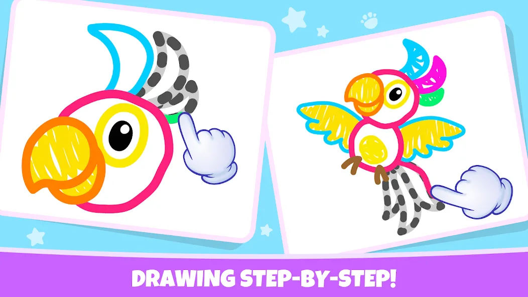 Drawing for kids! Toddler draw  [МОД Unlimited Money] Screenshot 3