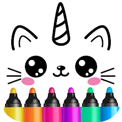 Скачать взломанную Drawing for kids! Toddler draw  [МОД Unlimited Money] - последняя версия apk на Андроид