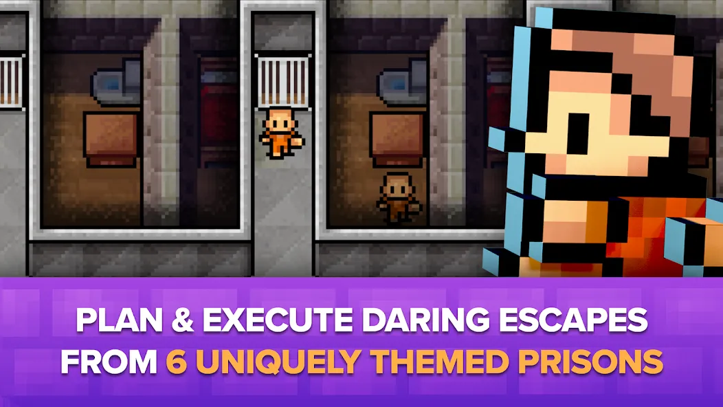 The Escapists: Prison Escape – (Зе Эскейпистс)  [МОД Бесконечные монеты] Screenshot 2