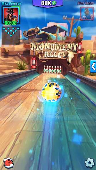 Bowling Crew — 3D bowling game  [МОД Все открыто] Screenshot 1