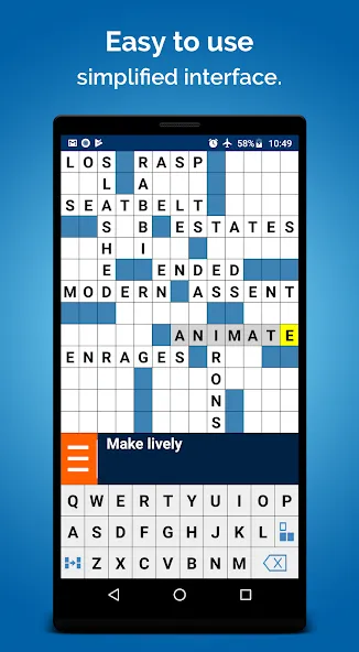 Crossword Puzzle (Кроссворд Пазл)  [МОД Unlimited Money] Screenshot 1