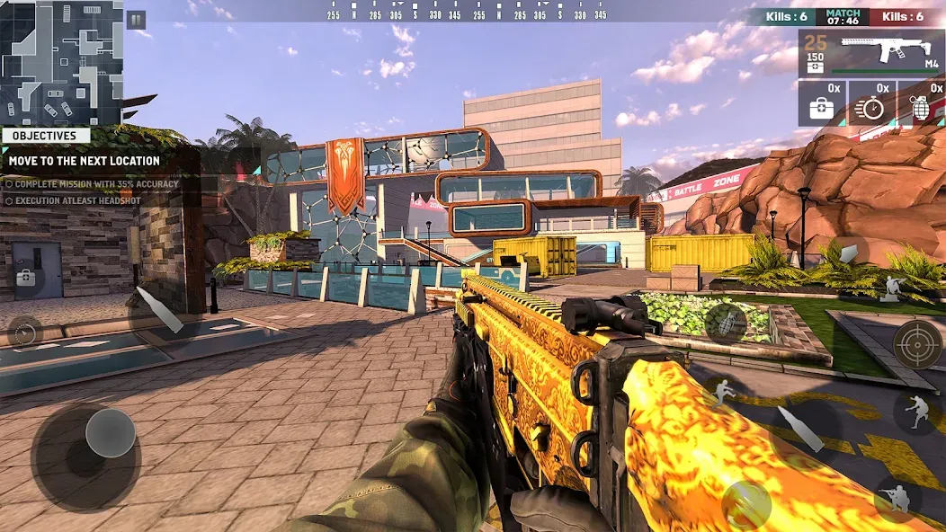 BattleZone: PvP FPS Shooter (Батлзон)  [МОД Много монет] Screenshot 2