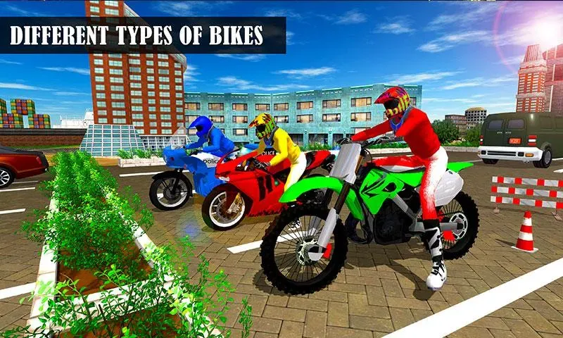 Bike Parking Moto Driving Game (Ларонг Парадахан нг Бисиклета)  [МОД Menu] Screenshot 2