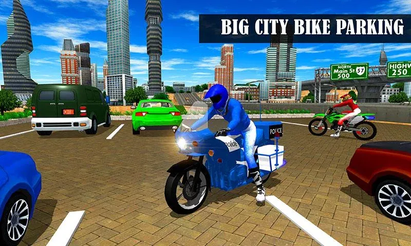 Bike Parking Moto Driving Game (Ларонг Парадахан нг Бисиклета)  [МОД Menu] Screenshot 3