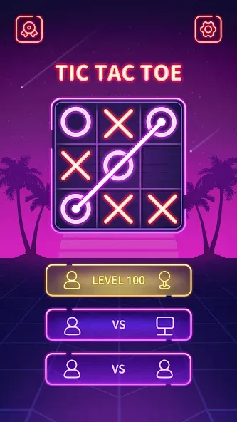 Tic Tac Toe - Offline XOXO (Тиктактое)  [МОД Mega Pack] Screenshot 3