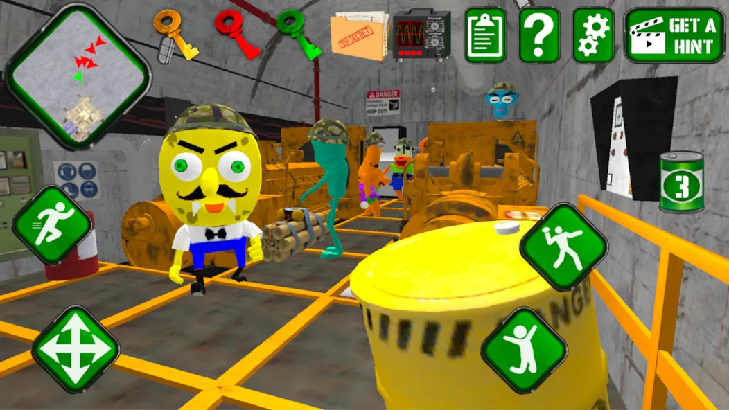 Sponge Area 51. Neighbor Alien  [МОД Mega Pack] Screenshot 5